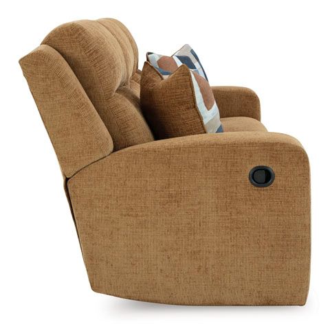 Signature Design by Ashley® Kanlow Honey Manual Reclining Sofa-2