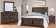 Vaughan-Bassett Centennial Solids Chestnut Creek Truffle Queen Sleigh Bed-2