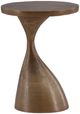 Dovetail Furniture Nara Antique Brass Side Table-0