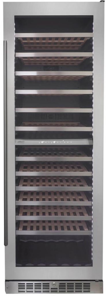 Silhouette® Bordeaux 1 24" 4 Cu Ft. Stainless Steel Wine Cooler-0