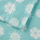 Olliix by True North by Sleep Philosophy 4 Piece Blue Snowflake Full Micro Fleece Sheet Set-1