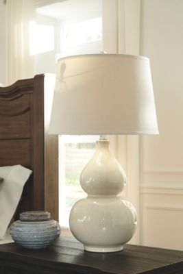Signature Design by Ashley® Saffi Cream Table Lamp-1
