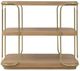 Hooker® Furniture Banyon Bay Desert Oak End Table with Brushed Brass Support-2