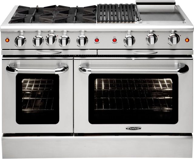 Capital Cooking™ Culinarian 48" Stainless Steel Pro Style Gas Range-0