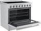 FORNO® Paolo Alta Qualita 36" Stainless Steel Pro Style Electric Range -3