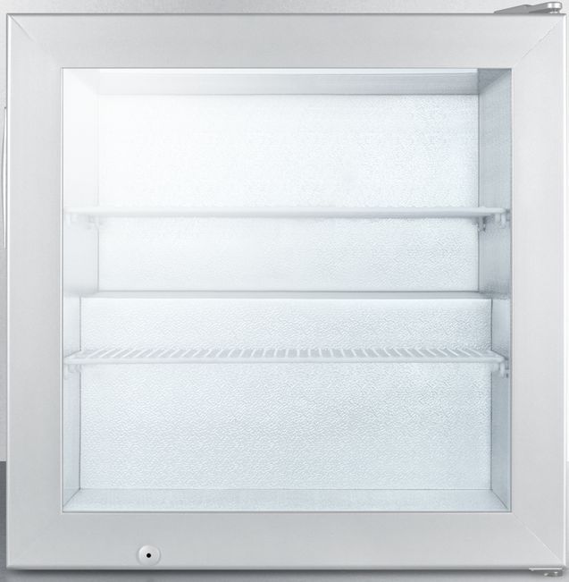 Summit Commercial® 24" 2.0 Cu. Ft. Stainless Steel Frame Compact All Freezer-0