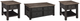 Signature Design by Ashley® Tyler Creek 3-Piece Grayish Brown/Black Living Room Table Set-0