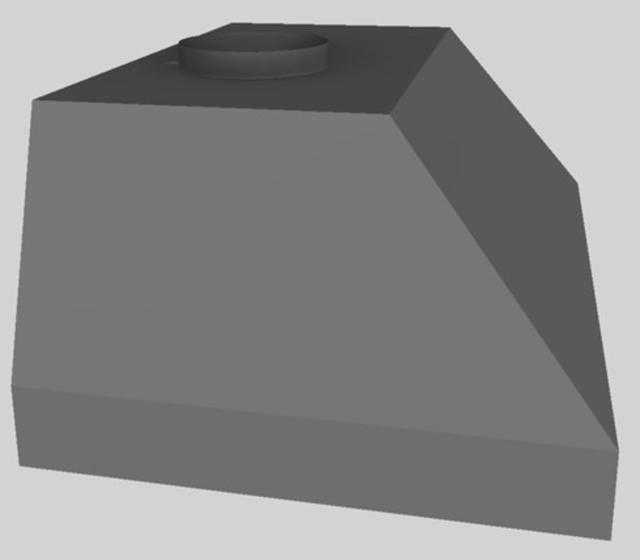 Vent-A-Hood® 30" Gunsmoke Wall Mounted Liner Insert-1