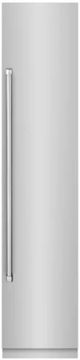 ZLINE 18 in. 8.6 Cu. Ft. Right Hinge Column Freezer in Stainless Steel with Graphite Gray Interior-0