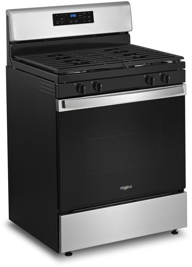 Whirlpool® 30" Stainless Steel Freestanding Gas Range-2