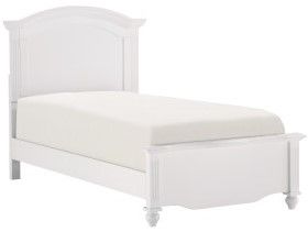 Mazin Furniture Meghan 4 Piece White Twin Bedroom Set-1