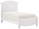 Mazin Furniture Meghan 4 Piece White Twin Bedroom Set-1