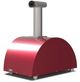 Alfa Moderno 2 Pizze 38" Ruby Red Wood Pizza Oven-5