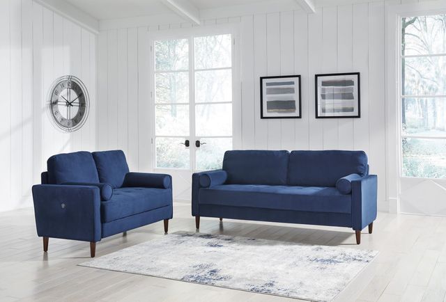 Signature Design by Ashley® Darlow 2-Piece Indigo Living Room Set-3