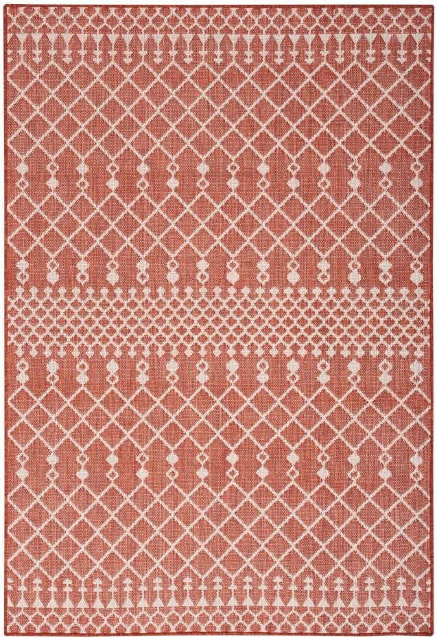 Nourison Home™ Positano Terracotta 5'x7' Area Rug Style 1-0