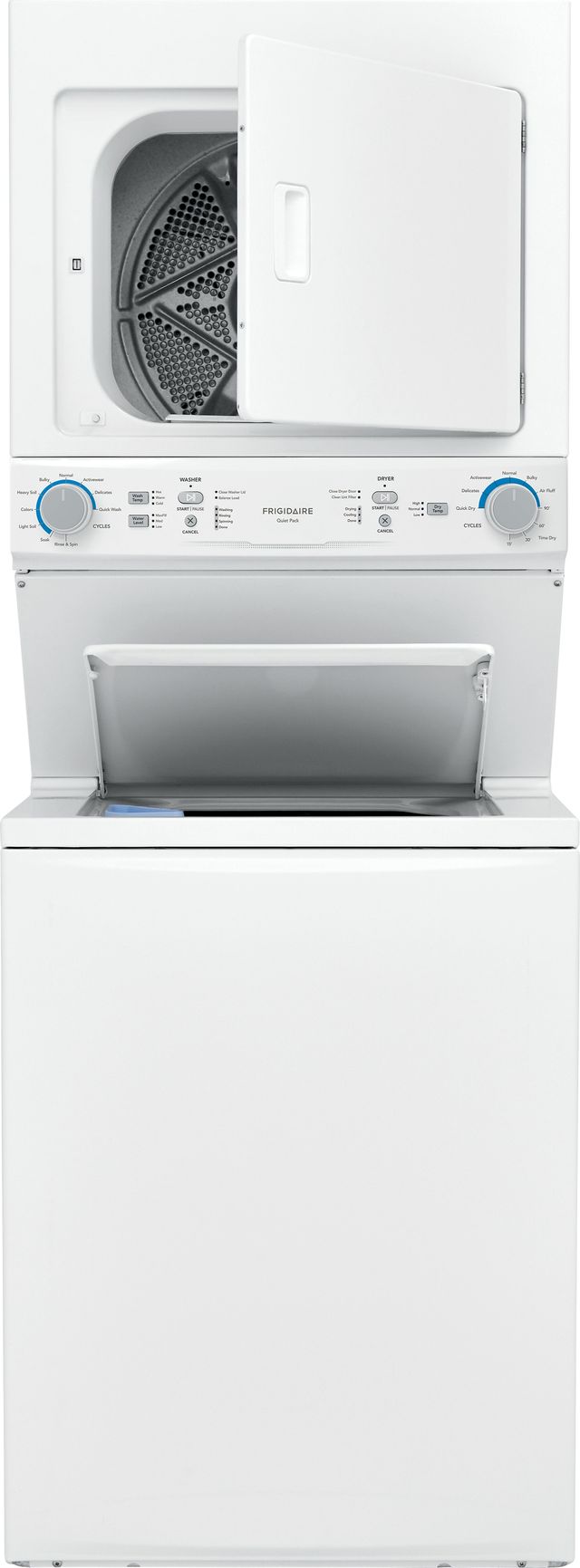 Frigidaire® White Gas Laundry Center, 3.9 Cu. Ft. Washer, 5.6 Cu. Ft. Dryer-3