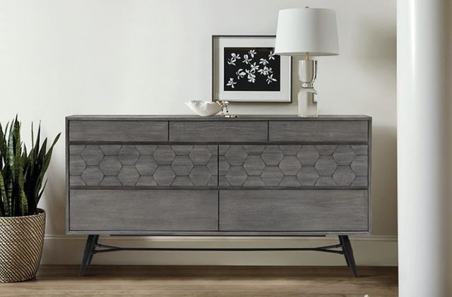 Armen Living Makena Tundra Gray Dresser -1