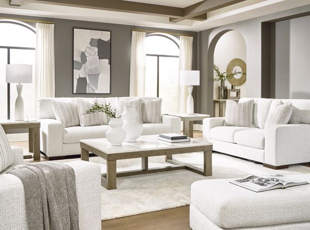 Benchcraft® Hartside Frosted Ottoman-1