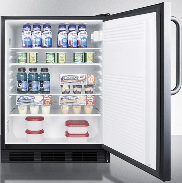 Accucold® by Summit® 24" 5.5 Cu. Ft. Stainless Steel Compact Refrigerator-3