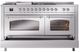 Ilve® Nostalgie II Series 60" Stainless Steel Pro Style Dual Fuel Range-4