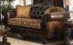 Furniture of America® Quirino Tan/Dark Brown Sofa and Loveseat-2