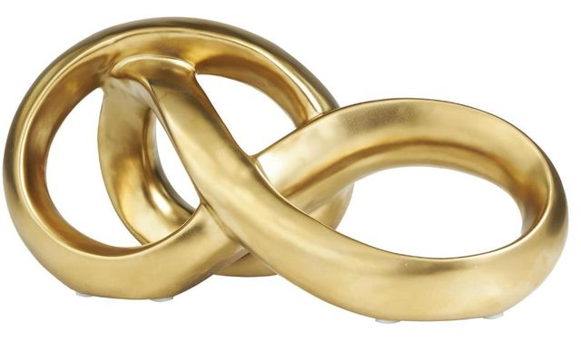 Deco Marche Gold Infinity Loop Sculpture-0