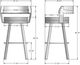 Amisco Customizable Russell Swivel Bar Stool-2