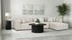 Coaster® Amara 3-Piece Ivory L-Shaped Sectional Sofa-1