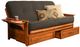 Kodiak Furniture Phoenix Barbados/Linen Charcoal Full Storage Futon with Mattress-0