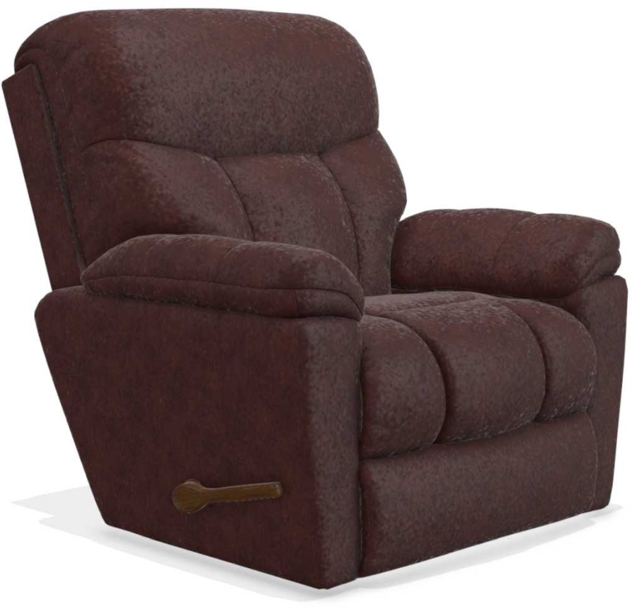 La-Z-Boy® Morrison Burgundy Leather Reclina-Rocker® Recliner