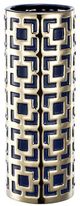 A & B Home Malika Deep Blue/Gold Tall Vase-0