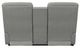 La-Z-Boy® James Dove Gray Manual Reclining Loveseat with Console-4