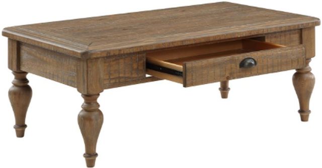 Winners Only® Augusta Rustic Brown Coffee Table-3