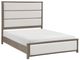 Homelegance® Dalston Beige/Light Gray California King Panel Bed-0