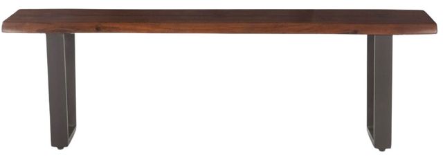 Home Trends & Design Loft Walnut Bench-1