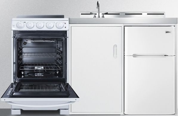 Summit® 60" White All-In-One Kitchenette-1