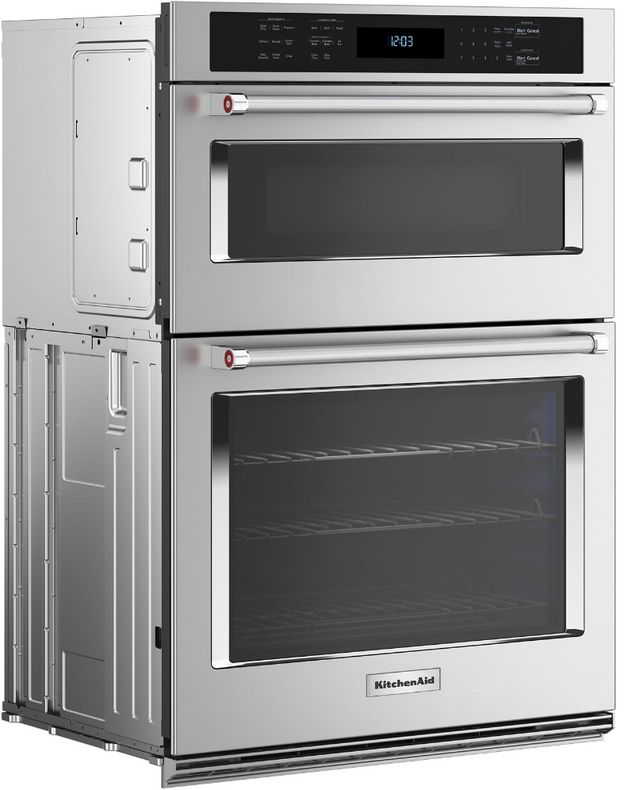 KitchenAid® 30" Stainless Steel Oven/Microwave Combo Electric Wall Oven-3