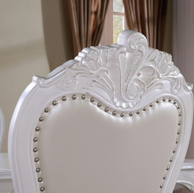 Furniture of America® Manzanita White Arm Chair-3