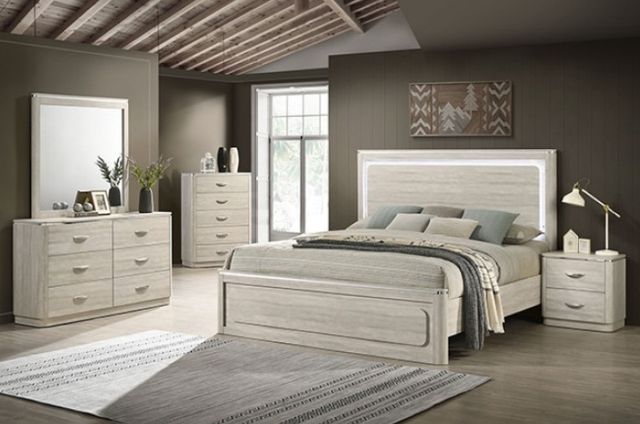 Furniture of America® Farsund Dusty Gray Nightstand-1