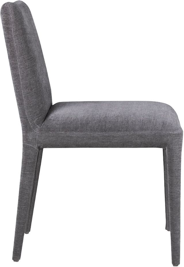 Moe's Home Collection Calla 2-Piece Dark Grey Dining Chair Set-2