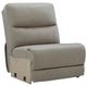 Signature Design by Ashley® Brannigan 7-Piece Pebble Power Reclining Curved Sectional with Storage Consoles-4
