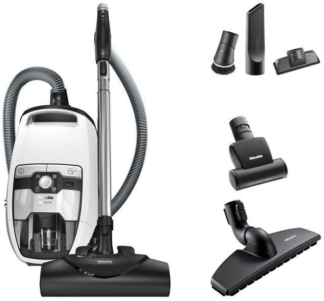 Miele Blizzard CX1 Cat & Dog Lotus White Bagless Canister Vacuum - Blizzard CX1 Cat & Dog-1