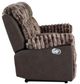 Global Furniture USA U6028 Brown Manual Reclining Loveseat with Console-4