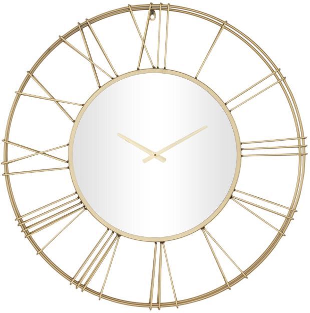 Deco Marche Gold Open Frame Wall Clock-0
