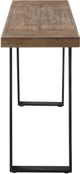 Uttermost® Freddy Weathered Oak Console Table with Aged Black Base-4