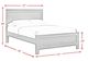 Elements International Sami Gray Upholstered Full Panel Bed-2