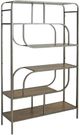Signature Design by Ashley® Jaddon Antique Silver/Brown Bookcase-0
