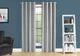 Monarch Specialties Inc. 2-Piece Silver 52" x 95" Room Darkening Curtain Panel Set-1