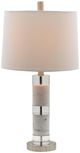 A & B Home Clear/White Table Lamp-1
