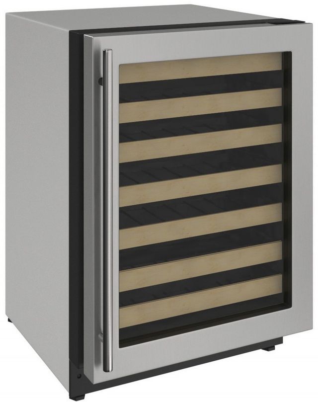 U-Line® 2000 Series 4.7 Cu. Ft. Stainless Steel Wine Cooler-0